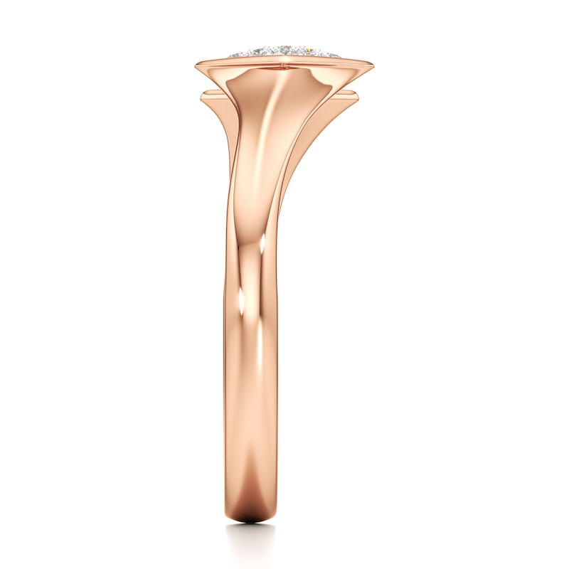 Main Image 3 of J'Lure Lab-Grown Diamond Wedding Band 1/8 ct tw 18K Rose Gold