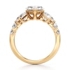 Thumbnail Image 2 of J'Lure Lozenge Step-Cut Lab-Grown Diamond Engagement Ring 3-3/8 ct tw 18K Yellow Gold