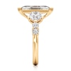 Thumbnail Image 3 of J'Lure Lozenge Step-Cut Lab-Grown Diamond Engagement Ring 3-3/8 ct tw 18K Yellow Gold