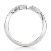 Thumbnail Image 2 of J'Lure Lab-Grown Diamond Angled Contour Wedding Band 1/4 ct tw 18K White Gold