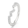 Thumbnail Image 4 of J'Lure Lab-Grown Diamond Angled Contour Wedding Band 1/4 ct tw 18K White Gold