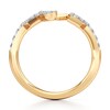 Thumbnail Image 2 of J'Lure Lab-Grown Diamond Angled Contour Wedding Band 1/4 ct tw 18K Yellow Gold