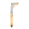 Thumbnail Image 3 of J'Lure Lab-Grown Diamond Angled Contour Wedding Band 1/4 ct tw 18K Yellow Gold
