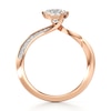 Thumbnail Image 2 of J'Lure Pentagon Brilliant-Cut Lab-Grown Diamond Bypass Engagement Ring 1-1/8 ct tw 18K Rose Gold