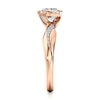 Thumbnail Image 3 of J'Lure Pentagon Brilliant-Cut Lab-Grown Diamond Bypass Engagement Ring 1-1/8 ct tw 18K Rose Gold