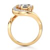 Thumbnail Image 2 of J'Lure Hexagon Step-Cut Lab-Grown Diamond Engagement Ring 2 ct tw 18K Yellow Gold
