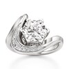 Thumbnail Image 1 of J'Lure Hexagon Brilliant-Cut Lab-Grown Diamond Engagement Ring 3 ct tw 18K White Gold