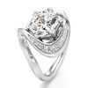 Thumbnail Image 4 of J'Lure Hexagon Brilliant-Cut Lab-Grown Diamond Engagement Ring 3 ct tw 18K White Gold