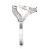 Thumbnail Image 3 of J'Lure Lab-Grown Diamond Contour Wedding Band 1/5 ct tw 18K White Gold