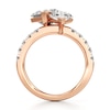 Thumbnail Image 2 of J'Lure Lozenge Step-Cut Two-Stone Lab-Grown Diamond Engagement Ring 4-5/8 ct tw 18K Rose Gold
