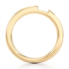 Thumbnail Image 2 of J'Lure Baguette-Cut Lab-Grown Diamond Contour Wedding Band 3/8 ct tw 18K Yellow Gold