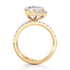 Thumbnail Image 2 of J'Lure Hexagon Brilliant-Cut Lab-Grown Diamond Spiral Engagement Ring 3-3/4 ct tw 18K Yellow Gold