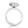 Thumbnail Image 2 of J'Lure Imperial-Emerald Step-Cut Lab-Grown Diamond Spiral Engagement Ring 3-7/8 ct tw 18K White Gold