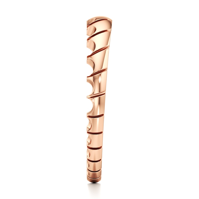 Main Image 3 of J'Lure Contour Wedding Band 18K Rose Gold