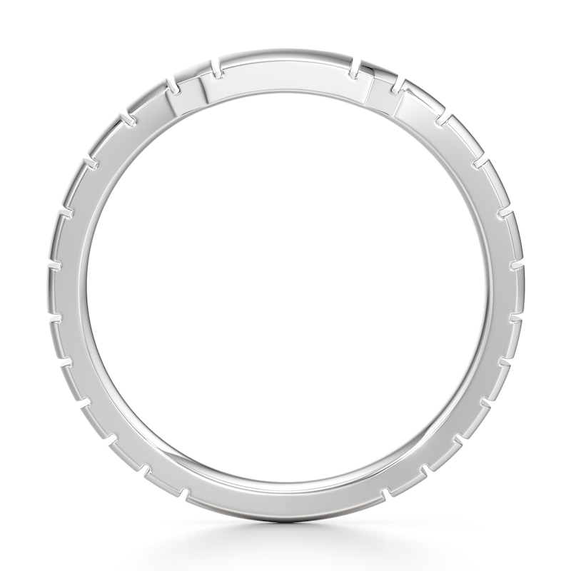 Main Image 2 of J'Lure Contour Wedding Band 18K White Gold