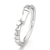 Thumbnail Image 4 of J'Lure Contour Wedding Band 18K White Gold