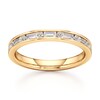 Thumbnail Image 1 of J'Lure Baguette & Round-Cut Lab-Created Diamond Wedding Band 3/8 ct tw 18K Yellow Gold