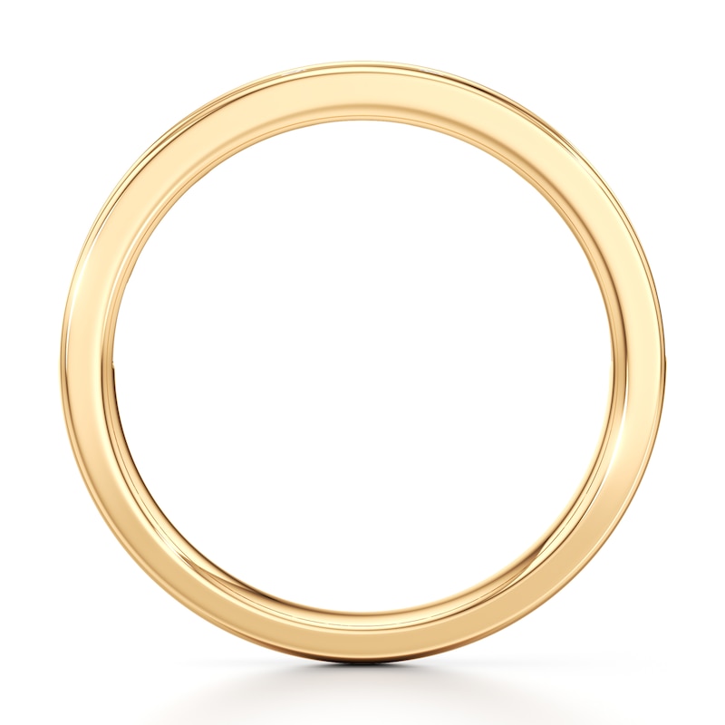 Main Image 2 of J'Lure Baguette & Round-Cut Lab-Grown Diamond Wedding Band 3/8 ct tw 18K Yellow Gold