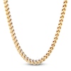 Thumbnail Image 2 of Men's Franco Chain Necklace & Bracelet Set 5mm Stainless Steel & Yellow Ion Plating