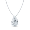 Thumbnail Image 1 of Pnina Tornai Pear-Shaped Lab-Grown Diamond Solitaire Necklace 5 ct tw 14K White Gold 18" (VS2/F)