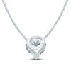 Thumbnail Image 2 of Pnina Tornai Heart-Shaped Lab-Grown Diamond Solitaire Necklace 5 ct tw 14K White Gold 18" (VS2/F)