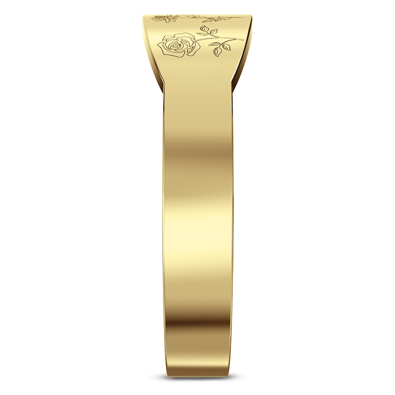 Main Image 2 of Birth Flowers Ring 10K Yellow Gold