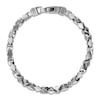 Thumbnail Image 2 of 1933 by Esquire Men's Rhombus Curb Chain Bracelet Oxidized Sterling Silver 8.5"