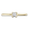Thumbnail Image 3 of Princess-Cut Diamond Solitaire Engagement Ring 1/4 ct tw 14K Yellow Gold (I2/I)