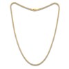 Thumbnail Image 3 of Diamond-Cut Ice Chain Necklace 2.6mm Solid 10K Yellow Gold 20"