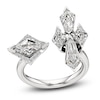 Thumbnail Image 1 of J'Lure Lozenge Step-Cut & Tie Step-Cut Lab-Grown Diamond Deconstructed Ring 3-1/4 ct tw 14K White Gold