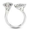 Thumbnail Image 3 of J'Lure Lozenge Step-Cut & Tie Step-Cut Lab-Grown Diamond Deconstructed Ring 3-1/4 ct tw 14K White Gold
