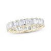 Thumbnail Image 1 of Emerald-Cut Lab-Grown Diamond Eternity Band 3-5/8 - 4-5/8 ct tw 14K Yellow Gold