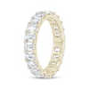 Thumbnail Image 2 of Emerald-Cut Lab-Grown Diamond Eternity Band 3-5/8 - 4-5/8 ct tw 14K Yellow Gold