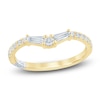 Thumbnail Image 1 of Pnina Tornai Baguette & Round-Cut Lab-Grown Diamond Contour Anniversary Ring 1/2 ct tw 14K Yellow Gold
