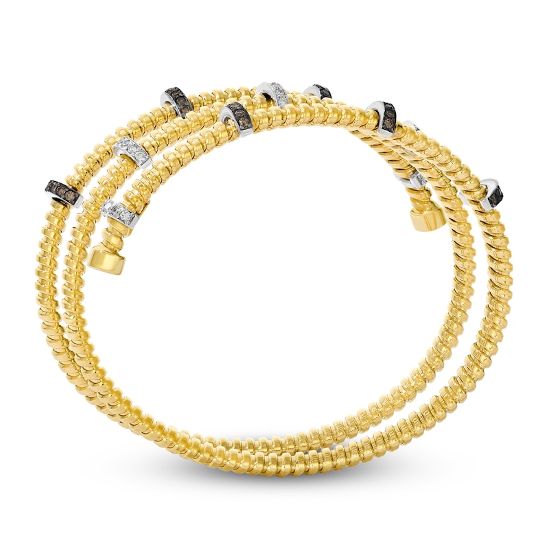 Main Image 2 of Le Vian Diamond Flex Bangle Bracelet 7/8 ct tw 14K Honey Gold