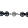 Thumbnail Image 3 of Tahitian Cultured Pearl Necklace 14K White Gold 10.5-13mm 18"