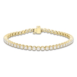 Brilliant Moments Diamond Tennis Bracelet 3 ct tw 14K Yellow Gold 7.25"