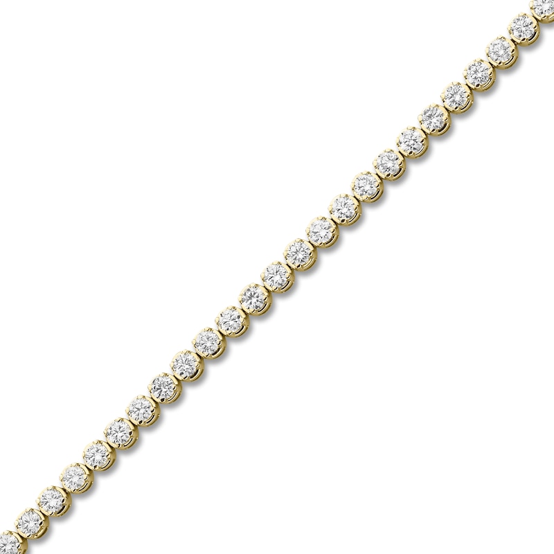Main Image 2 of Brilliant Moments Diamond Tennis Bracelet 3 ct tw 14K Yellow Gold 7.25"