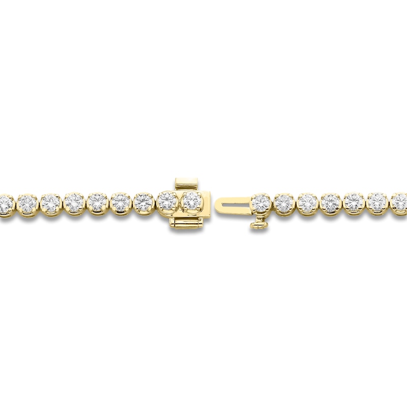 Main Image 3 of Brilliant Moments Diamond Tennis Bracelet 3 ct tw 14K Yellow Gold 7.25"