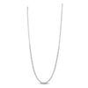 Thumbnail Image 1 of Round & Emerald-Cut Lab-Grown Diamond Necklace 9 ct tw 14K White Gold 18"