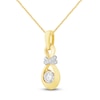Thumbnail Image 2 of Captivate Diamond Necklace 1-1/8 ct tw 14K Two-Tone Gold 18"