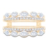 Thumbnail Image 2 of Marquise & Round-Cut Lab-Grown Diamond Multi-Row Enhancer Ring 1-1/2 ct tw 14K Yellow Gold