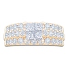 Thumbnail Image 3 of Certified Princess-Cut Quad Diamond Engagement Ring 2 ct tw 14K Yellow Gold