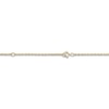 Thumbnail Image 3 of Diamond Accent Hearts Name Necklace 24K Yellow Gold-Plated Sterling Silver 18"