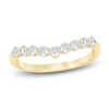 Thumbnail Image 1 of Lab-Grown Diamond Chevron Anniversary Ring 1/2 ct tw 14K Yellow Gold