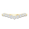 Thumbnail Image 3 of Lab-Grown Diamond Chevron Anniversary Ring 1/2 ct tw 14K Yellow Gold
