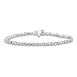 Jared Signature Diamond Tennis Bracelet 5 ct tw Round 14K White Gold