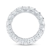 Thumbnail Image 3 of Emerald-Cut Lab-Grown Diamond Eternity Band 7-5/8 to 9-5/8 ct tw Platinum