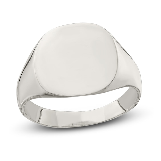 Closed Back Signet Ring Sterling Silver