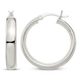 Hoop Earrings Sterling Silver